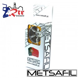 Llantas 1.9 beadlock Metsafil PT-Safari Plata/Oro (2 Unidades)