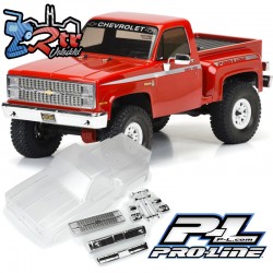 Carrocería Proline 1982 Chevy K-10 313mm Cuerpo transparente con accesorios PRO360000