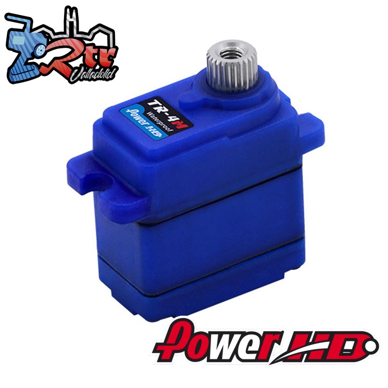 MicroServo Power HD 3.2KG TR-4M waterproof, piñonera metálica 0.85Seg 7.4V