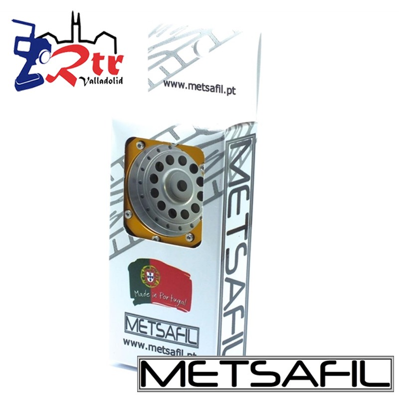 Llantas 1.9 beadlock Metsafil PT-Bullet Plata/Oro (2 Unidades)