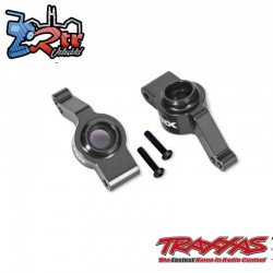 Portaejes de aluminio gris derecho y izquierdo Traxxas...