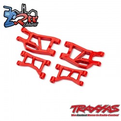 Brazos de suspensión traseros superiores e inferiores Rojo Traxxas TRA10830-RED