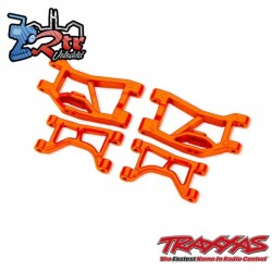 Brazos de suspensión traseros superiores e inferiores Naranja Traxxas TRA10830-ORNG