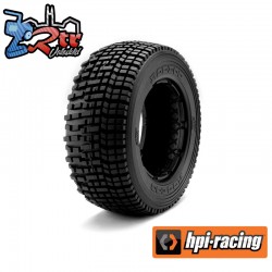 RODEOO TIRE (White/Baja 5T/Rear/2pcs)
