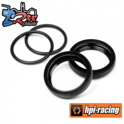 Big Bore Shock Spring Adjust Nut (Black/2pcs)