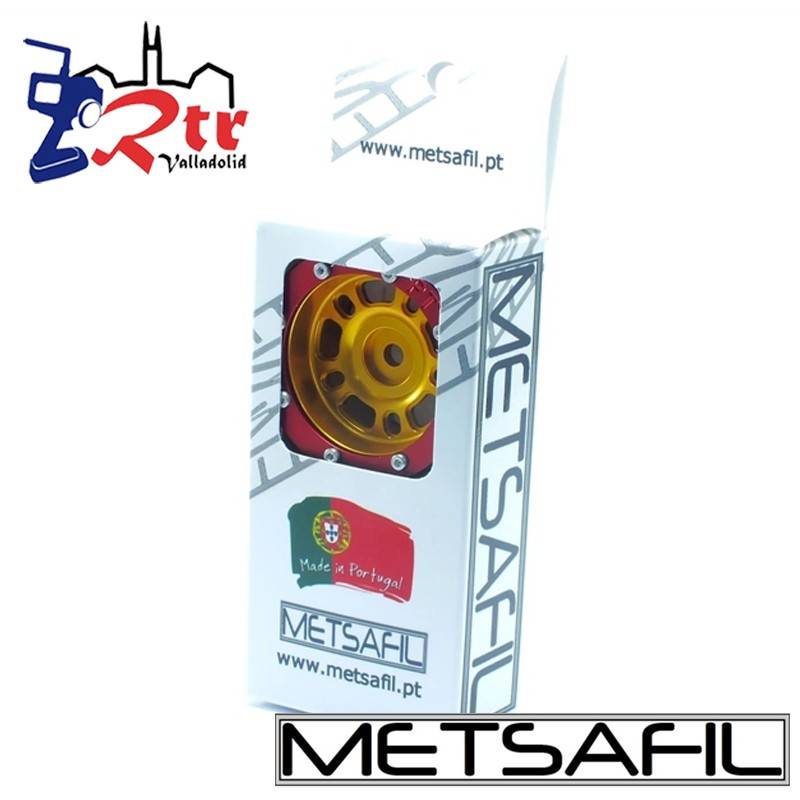 Llantas 1.9 beadlock Metsafil PT-Distractor Oro/Rojo (2 Unidades)