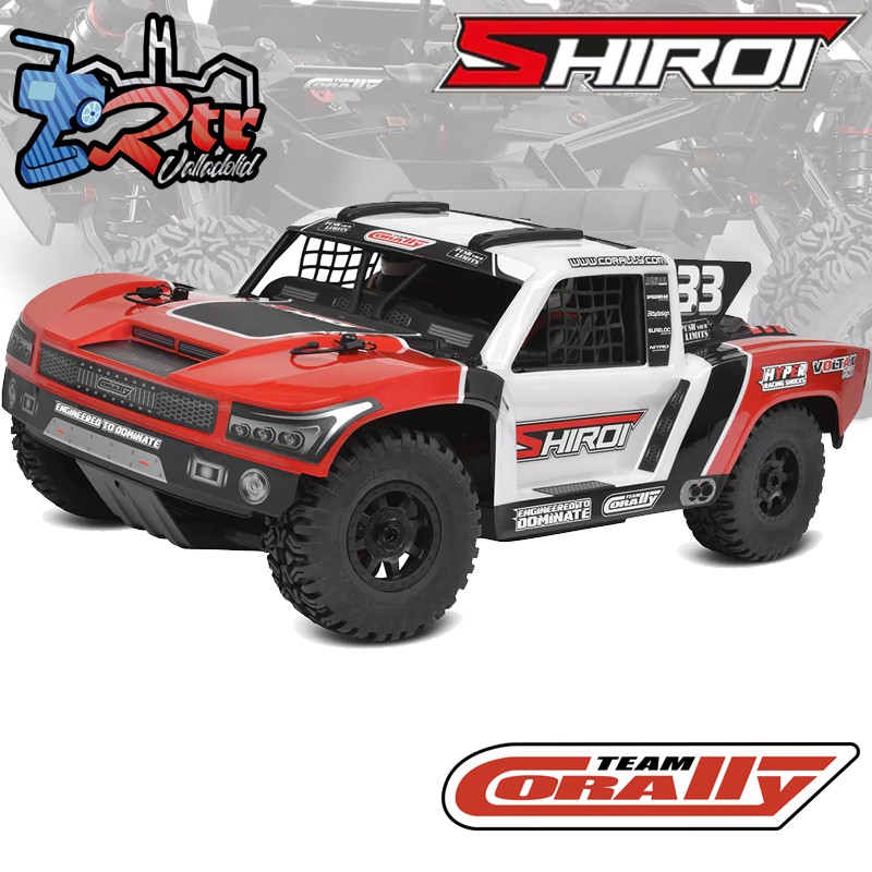 Team Corally SHIROI XP 4Wd 1/8 Eléctrico RTR Rojo Kit sin Electronica