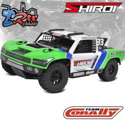 Team Corally SHIROI XP 4Wd 1/8 Eléctrico RTR Verde Kit sin Electrónica