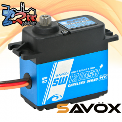 Servo Savox 20Kg Waterproft  SW1210SG Digital High Voltage Piñoneria Metálica