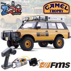 FMS Range Rover FCX10 Camel Edición 4x4 1/10 RTR Escobillas