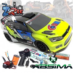 Rally Car Absima 1/12 Brushless EP Speed Demon Blanco 4WD...