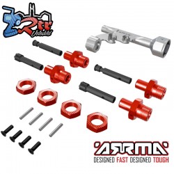 Conversión de hexágonos a 17 mm ejes roscados (+10mm Offset)