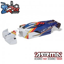 LIMITLESS Painted Decaled Trimmed Body (White-Blue)