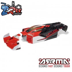LIMITLESS Painted Decaled Trimmed Body (Red-Black)