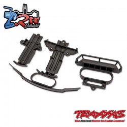 Placas protectoras delanteras y traseras con paragolpes Traxxas TRA10835