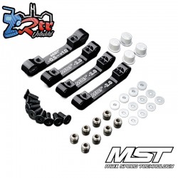 Set de convergencia aluminio negro RMX MST210576BK