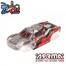 VORTEKS Clipless Painted Decaled Body  Red