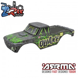 QUAKE Painted Decaled Trimmed Body Set  Green