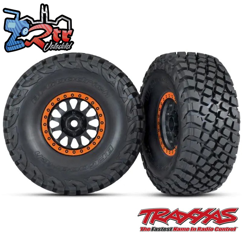 Ruedas Traxxas ensamblado Naranja BFGoodrich UDR TRA8474-ORNG