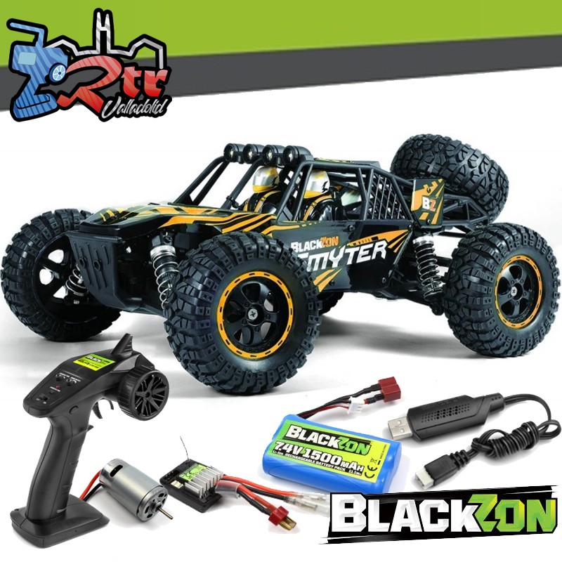 Blackzon Smyter DB Turbo 1/12 4WD Escobillas Amarillo