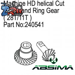 Machined HD Helical Cut Pinion and Ring Gear (11T-28T )
