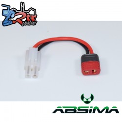 Adaptador con cable  T-plug (F) - Tamiya (M) 40mm