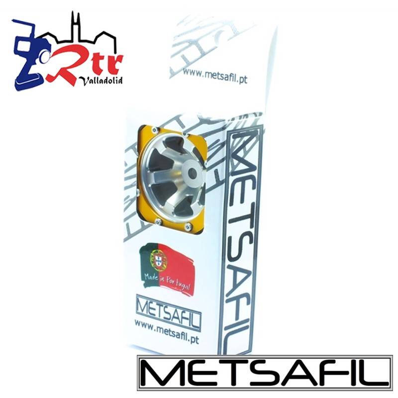 Llantas 1.9 beadlock Metsafil PT-Claw Plata/Oro (2 Unidades)