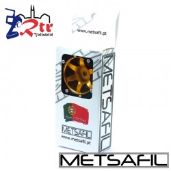 Llantas 1.9 beadlock Metsafil PT-Wave Oro/Negro (2 Unidades)