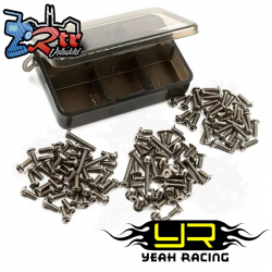 Juego de tornillos de aluminio Plata 7075 para tu coche ReveD Drift TSAS-0012