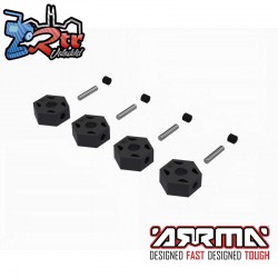 12mm Wheel Hex Set  Plastic (4)
