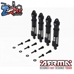 Aluminum Shock Set  71mm Length  500 cSt Oil (4pcs): GROM