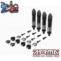 Shock Set  71mm Length  500cSt Oil (4): GROM