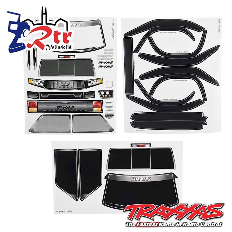 Hoja de pegatinas Traxxas TRX-4 Sport TRA8113
