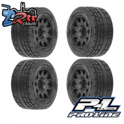 Ruedas Proline 12mm Menace Street Tires MTD 1.85" 4 Unidades Black Raid