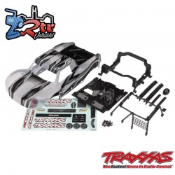 Carrocería Mini Slash 4X4 ProGraphix sin pintar con soporte Traxxas TRA10811X