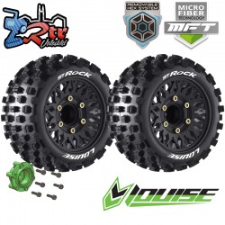 Ruedas Louise 12,14,17mm Truggy 1/10 ST-ROCK Pegadas Rellenas L-T3273SX