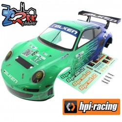 Carroceria Porsche 911 GT3 RSR Falken Pintada (206mm-210mm)