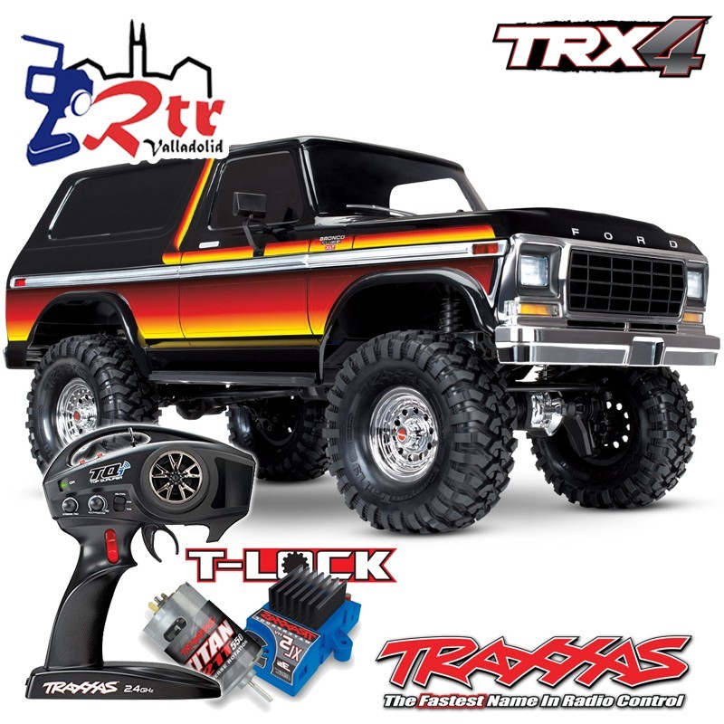 Traxxas TRX-4 4wd 1/10 Crawler Ford Bronco Naranja