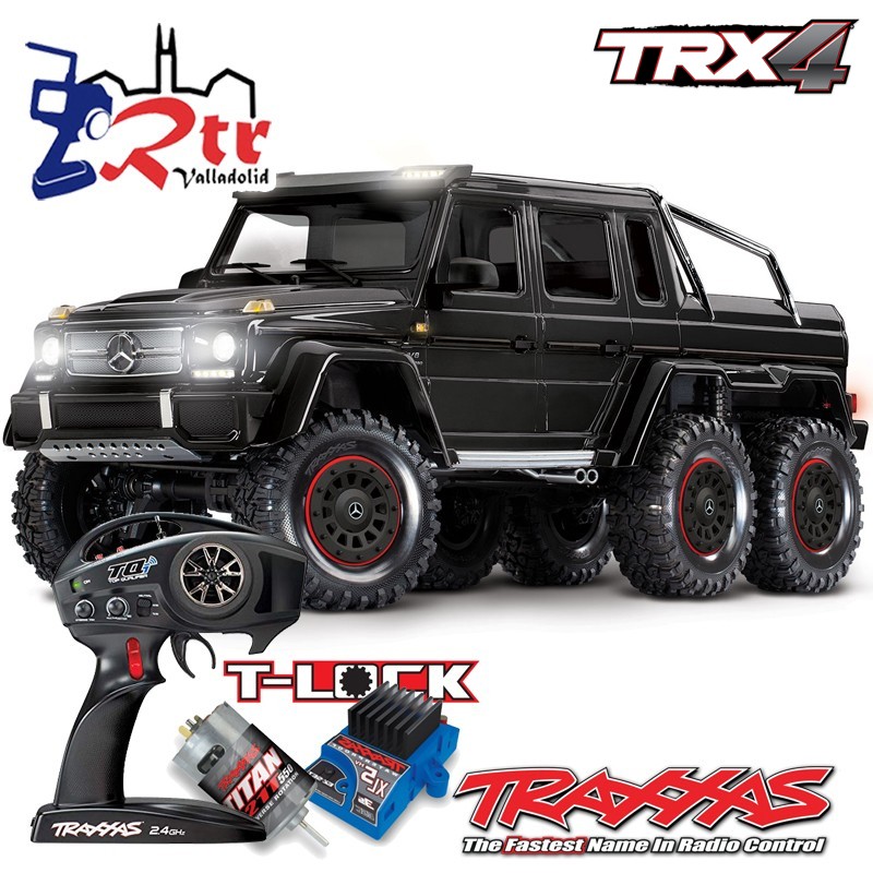 Traxxas TRX-4 6wd 1/10 Scale & Trail Crawler Mercedes G63 AMG Negro