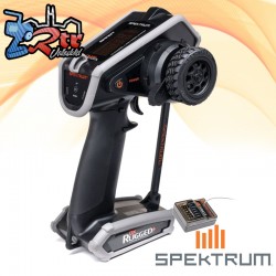 Emisora Spektrum DX Rugged+ 12 Canales 2.4 GHz con receptor SR615