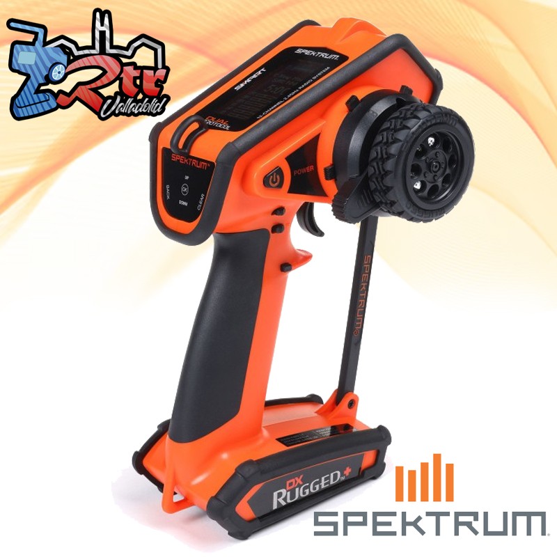 Emisora Spektrum DX Rugged+ 12 Canales 2.4 GHz solo Radio Naranja