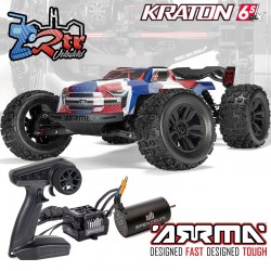 Arrma Kraton 6S Truggy Truck Brushless Azul/Rojo 1/8