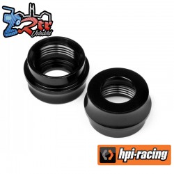 Big Bore Shock Bottom Cap (Black/2pcs)