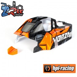 TRIMMED & PRINTED VB2 1:8TH NITRO BUGGY BODY (ORANGE)