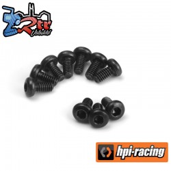 Button Head Screw M2x4mm (Hex Socket-10pcs)