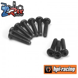 Button Head Screw M2x10mm (Hex Socket-10pcs)