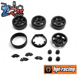 Llantas CC6 Beadlock Wheel 1.3´´ (Black-4 unidades)
