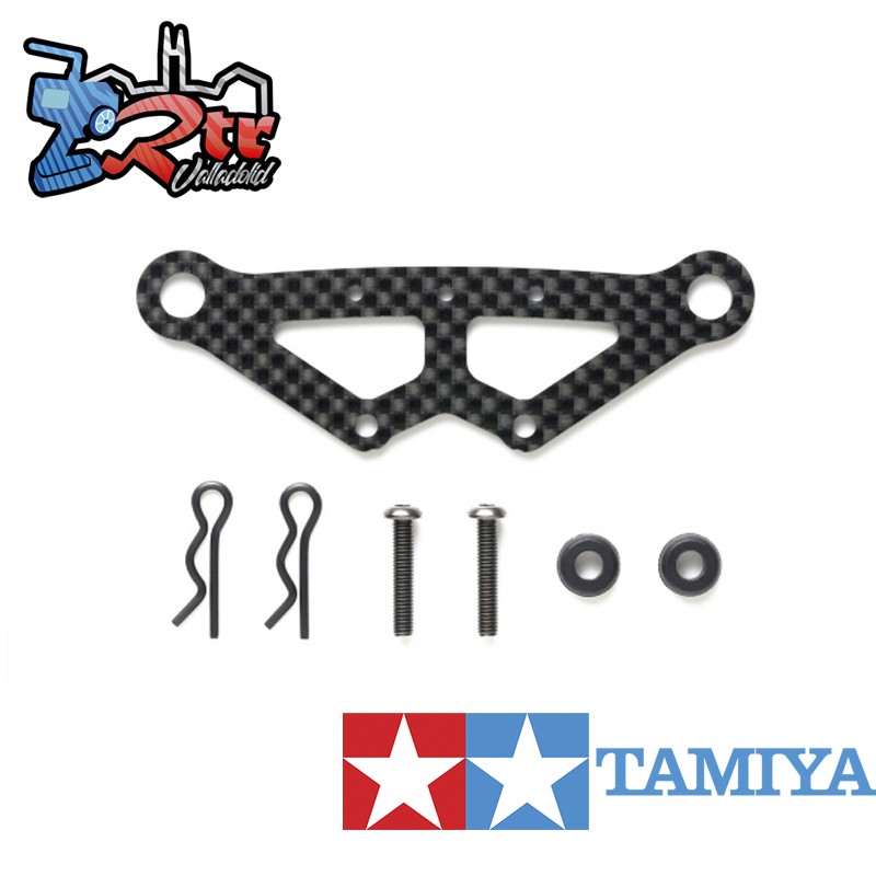 Soporte de parachoques de carbono Tamiya XV-02 22073