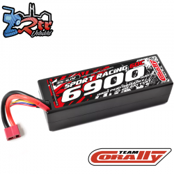 Lipo Team Corally 3s 6900 Mha 60C Caja dura T-Plug
