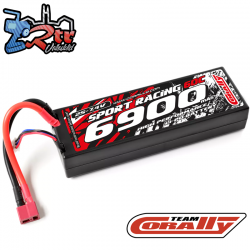 Lipo Team Corally2s 6900 Mha 60C Caja dura T-Plug